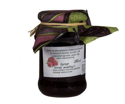 SYROP Z MALIN 280 ml bez konserwantów