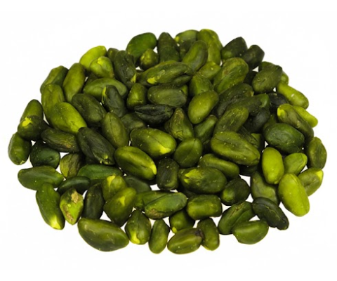 Pistacje łuskane niesolone EXTRA surowe zielone