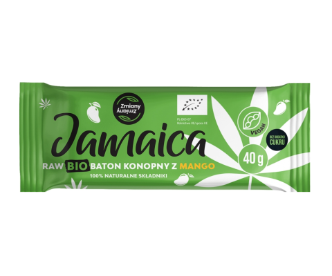 BIO Baton JAMAICA konopny - energia bez konserwantów