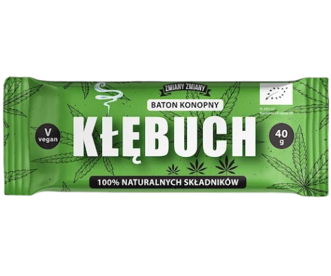 Baton KŁĘBUCH konopny - energia bez konserwantów