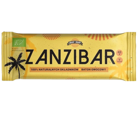 Baton ZANZIBAR owocowy - energia bez konserwantów