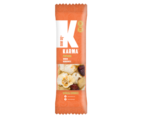 Baton Baw się bananowy z nerkowcem i popcornem 35 g