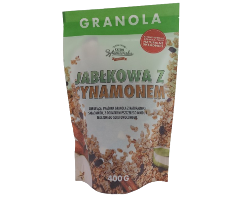 Granola jabłko z cynamonem 400 g