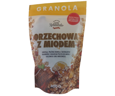 Granola orzechowa z miodem 400 g