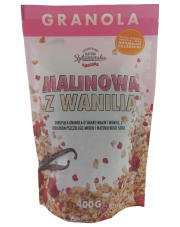 Granola malinowa z wanilią 400 g