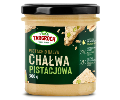 Chałwa pistacjowa bez cukru 300 g