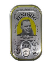 Płat tuńczyka premium w oliwie z oliwek z cytryną z Azorów i papryczką piri-piri 120g