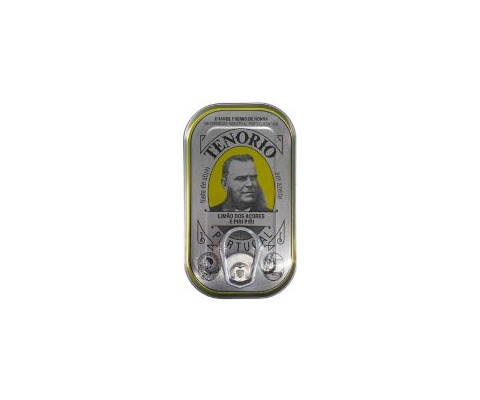 Płat tuńczyka premium w oliwie z oliwek z cytryną z Azorów i papryczką piri-piri 120g