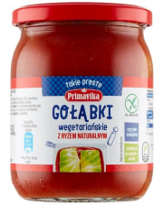 Gołąbki wegetariańskie z ryżem naturalnym 480 g