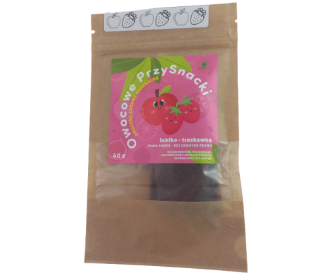 Przekąska owocowa jabłko-truskawka 40 g