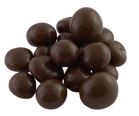 Maliny (liofilizowane) w mlecznej czekoladzie