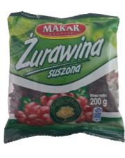 Żurawina suszona cięta 200 g