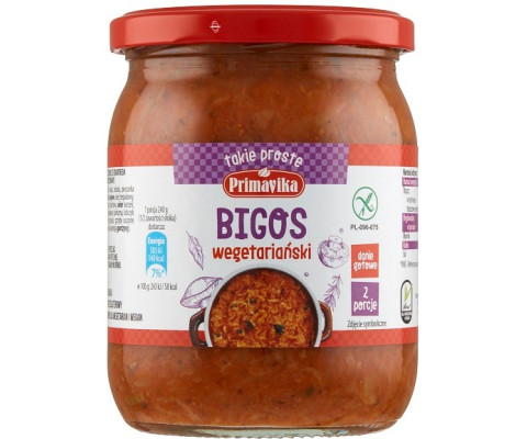 Bigos wegetariański bezglutenowy 480 g