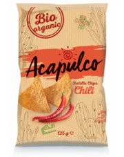 BIO Nachosy o smaku chili 125 g