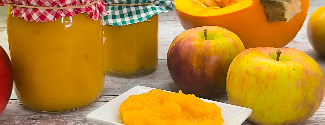 Dżem z dyni, jabłek i mango