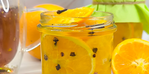 Pomarańcze w Syropie Cytrynowo-Goździkowym